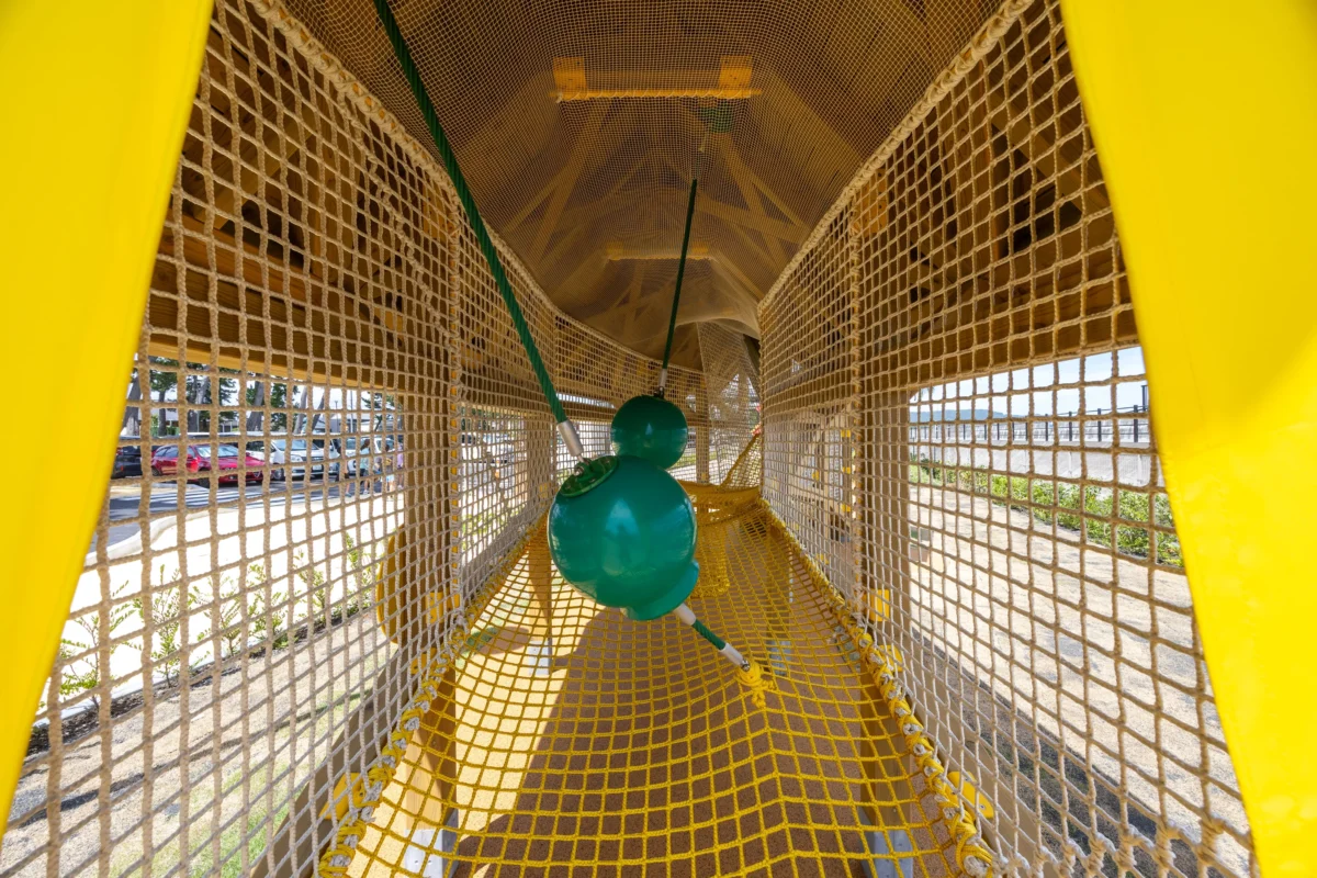大浜公園で遊んでいる子供達
